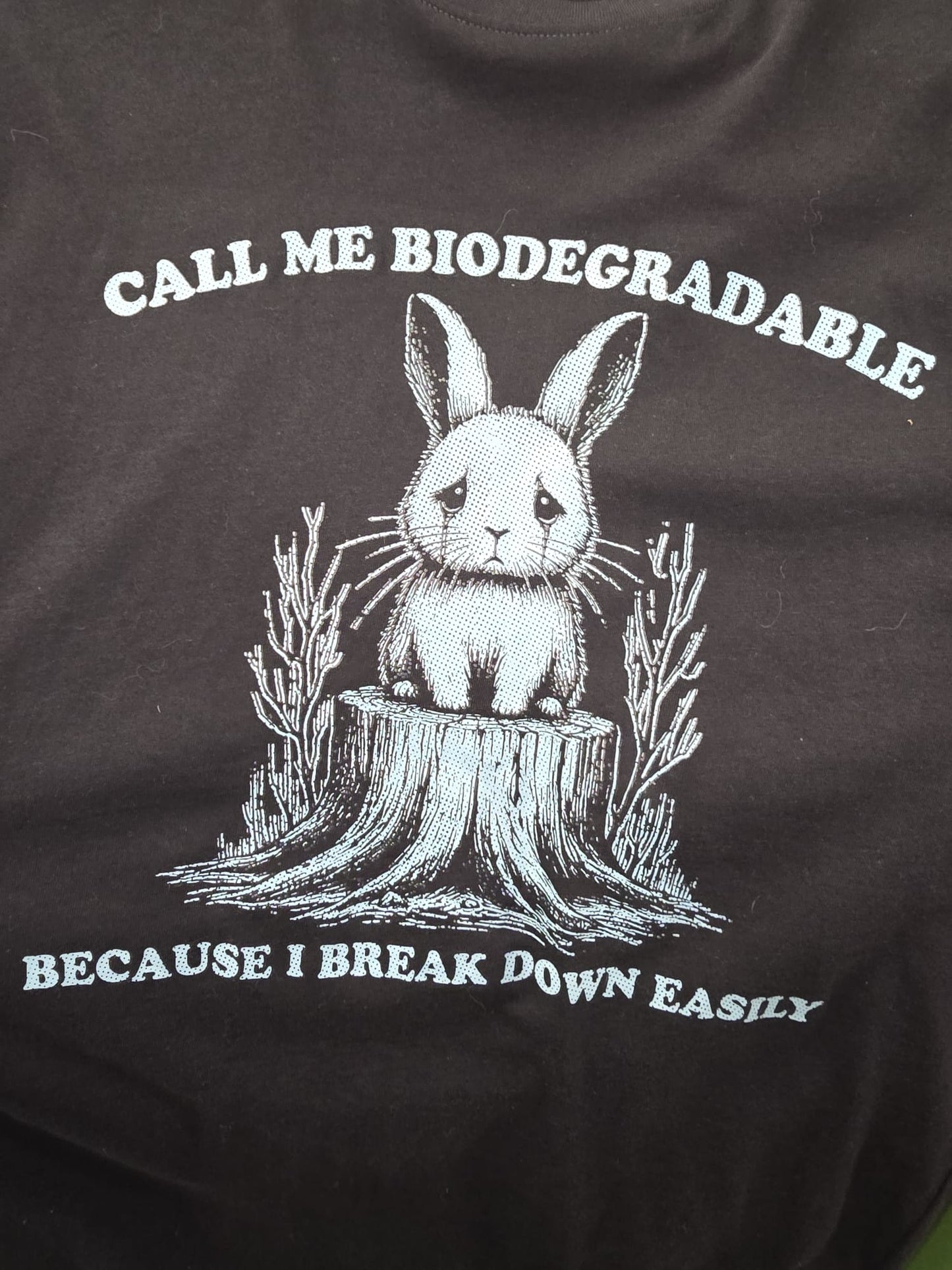 M CALL ME BIODEGRADABLE COTTON T SHIRT