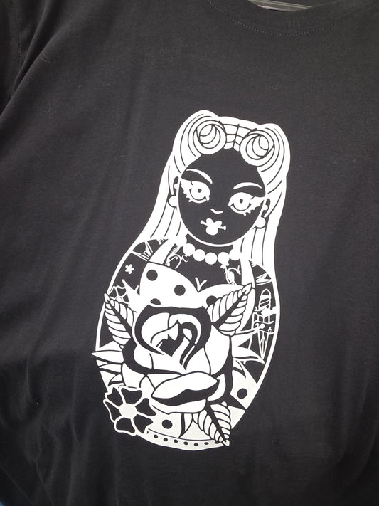 M RUSSIAN DOLL COTTON T SHIRT