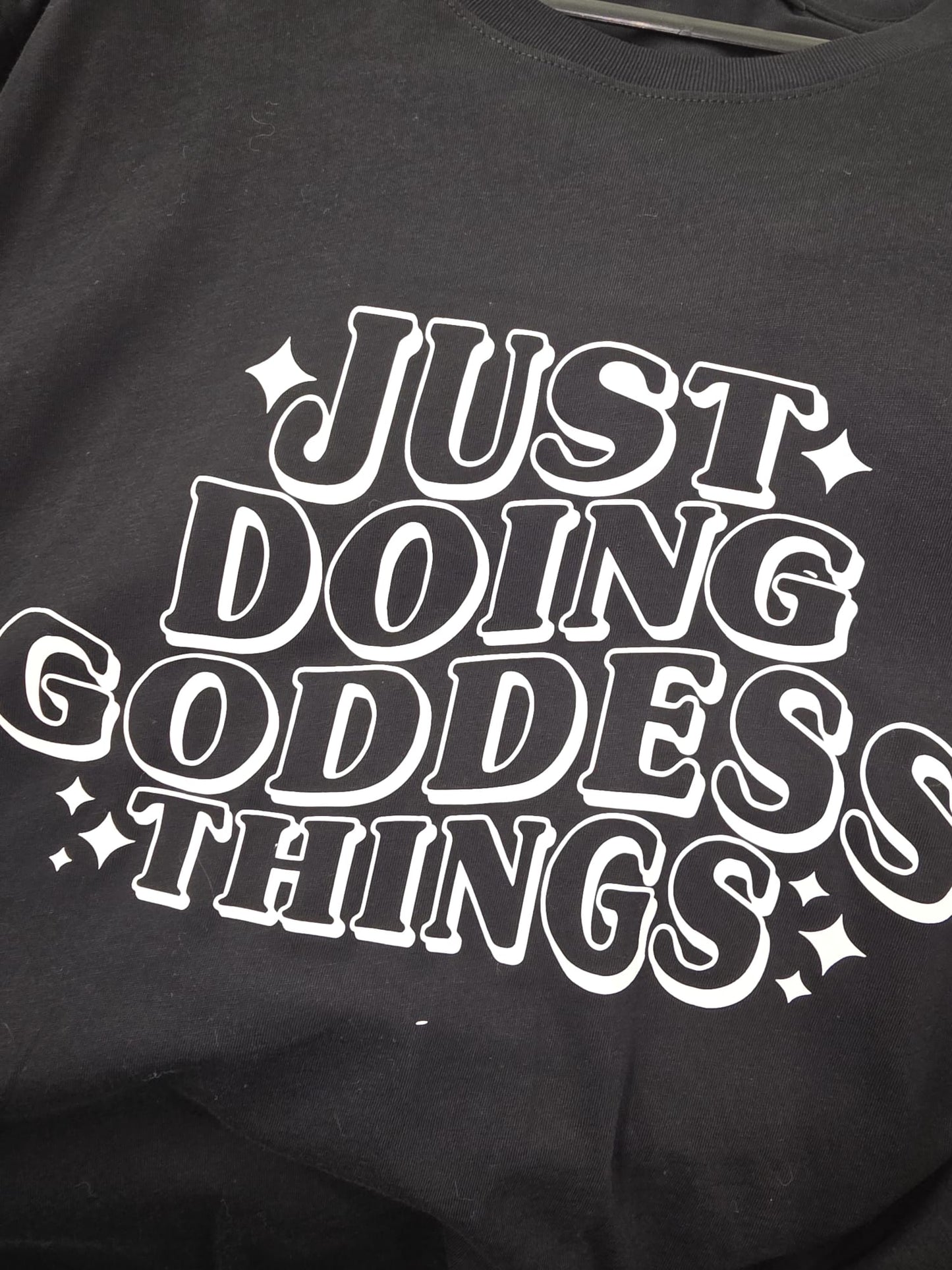 L ‘GODESS’ COTTON T SHIRT